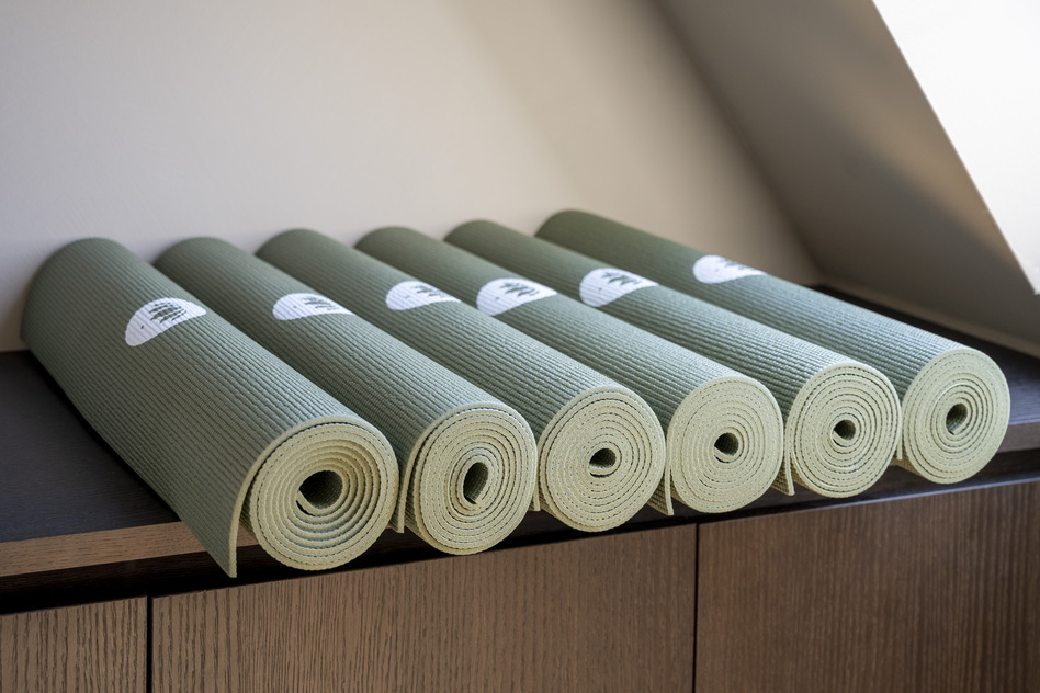 Yoga mats provided at Seegut Zeppelin