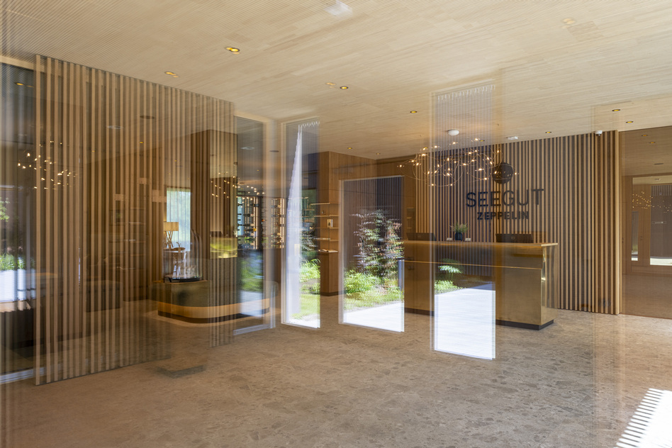The reception in Haus Ferdinand at Seegut Zeppelin in Friedrichshafen
